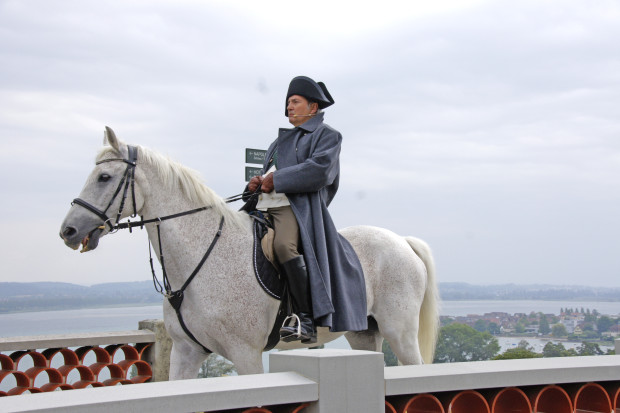 Napoleon I auf der Brücke