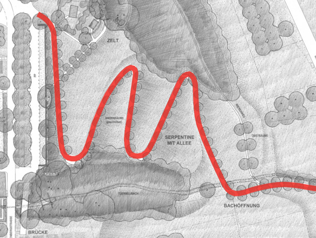 Die Serpentine  - Plan