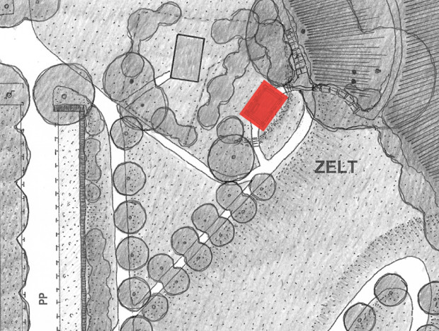 Das Zelt - Plan