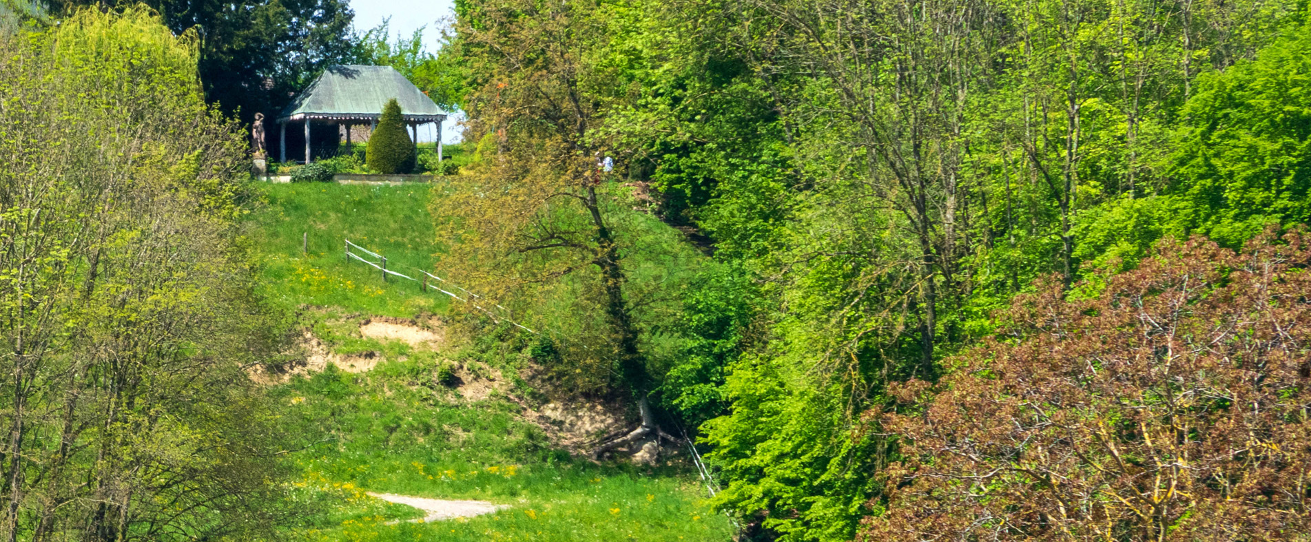 Die Neuführung des Wanderweges